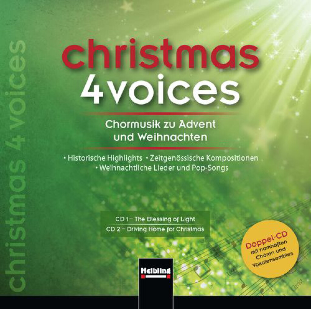 Christmas 4 Voices - Doppel-Cd Satb A Cappella